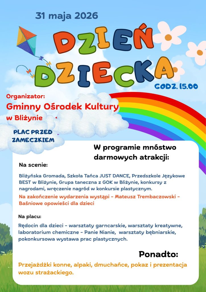plakat informacyjny